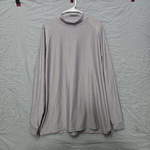 FJ Footjoy Mock Neck T Shirt Mens XL Long Sleeve Stretch Golf Performance